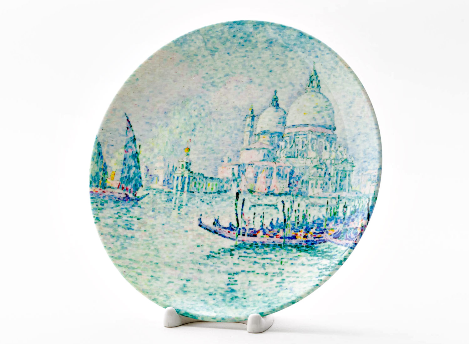 Декоративная тарелка Синьяк Поль «Venice. The Salute» Фарфор. 200 мм.