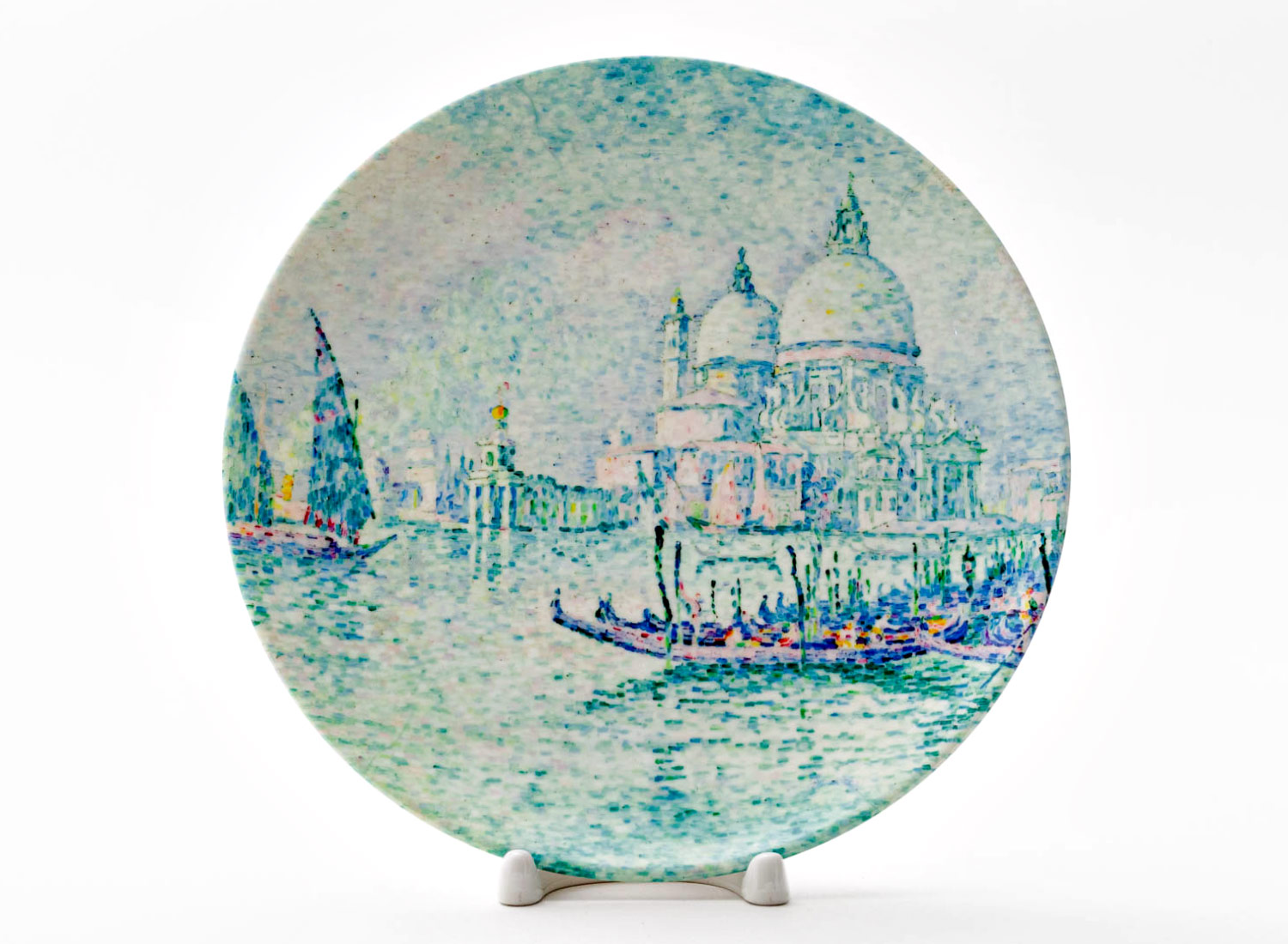 Декоративная тарелка Синьяк Поль «Venice. The Salute» Фарфор. 200 мм.