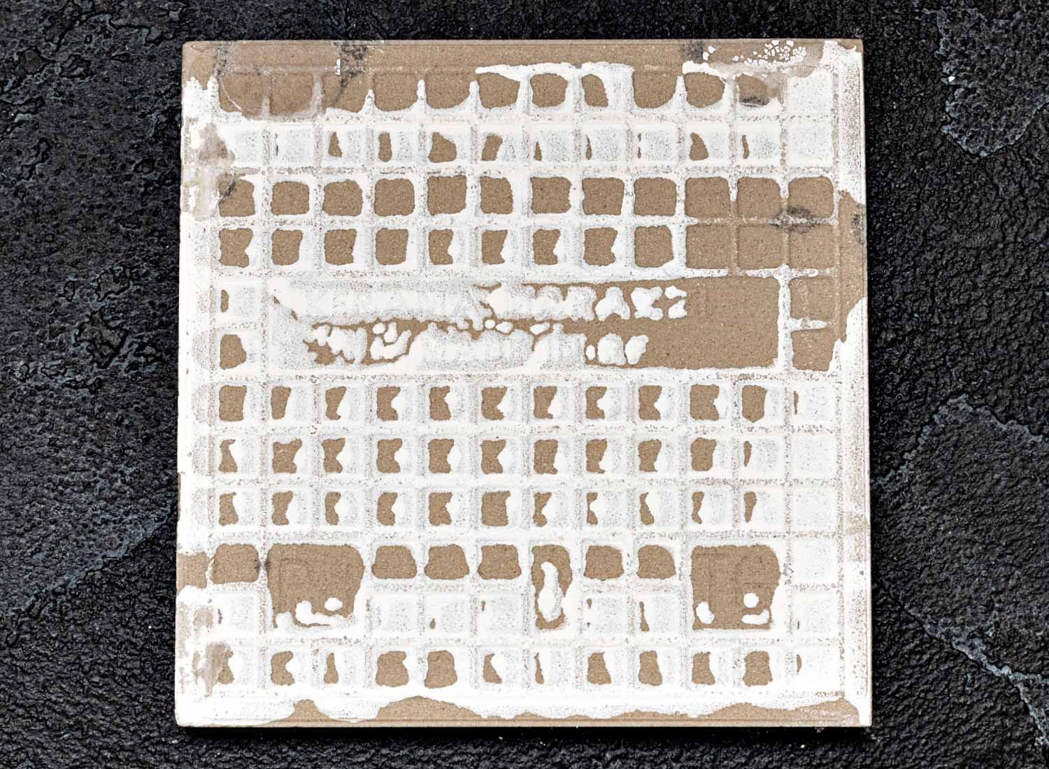 Изразец «Голландский. Цветок 4» Керамика. 97 x 97 мм.