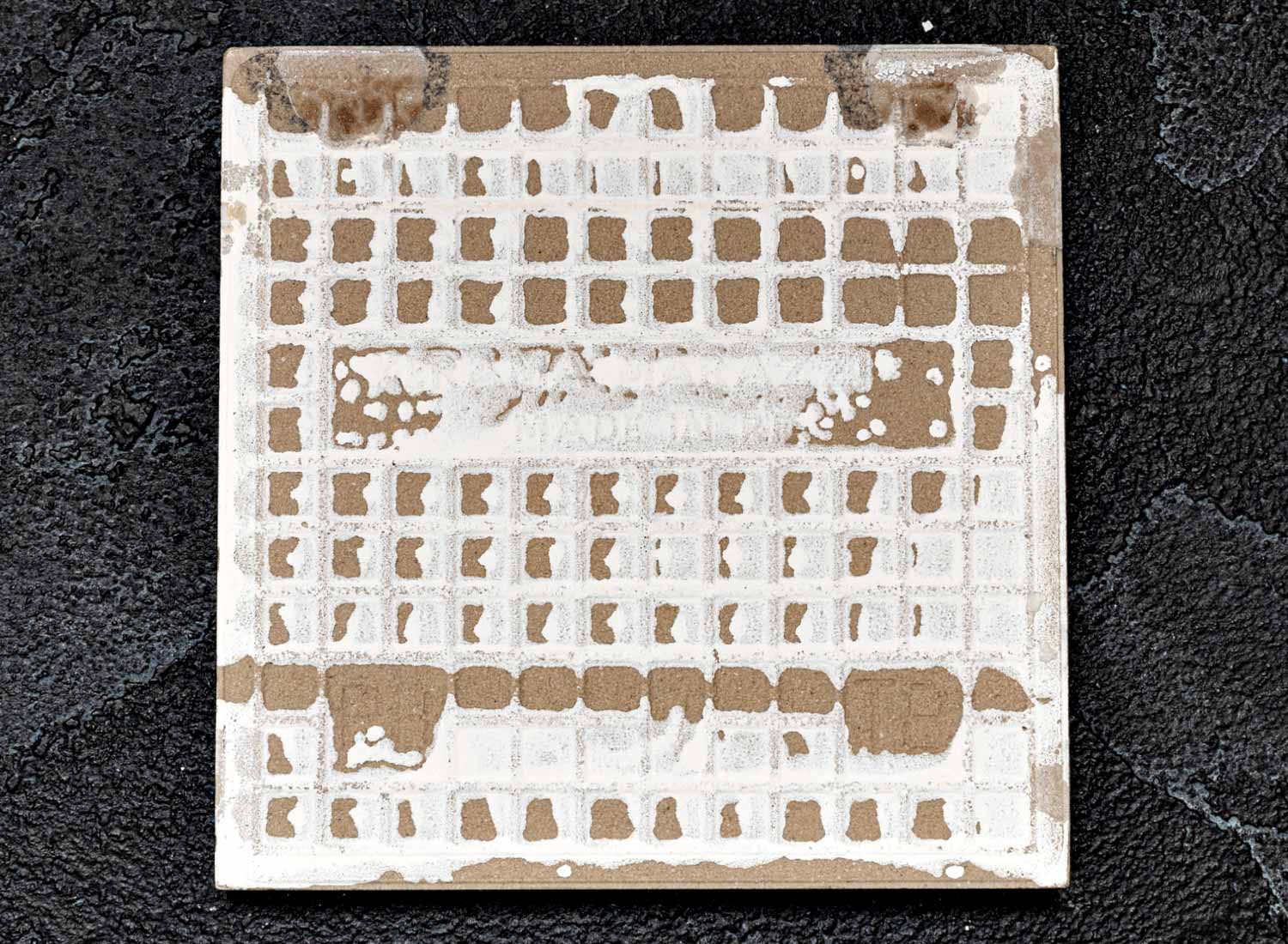 Изразец «Голландский. Цветок 6» Керамика. 97 x 97 мм.