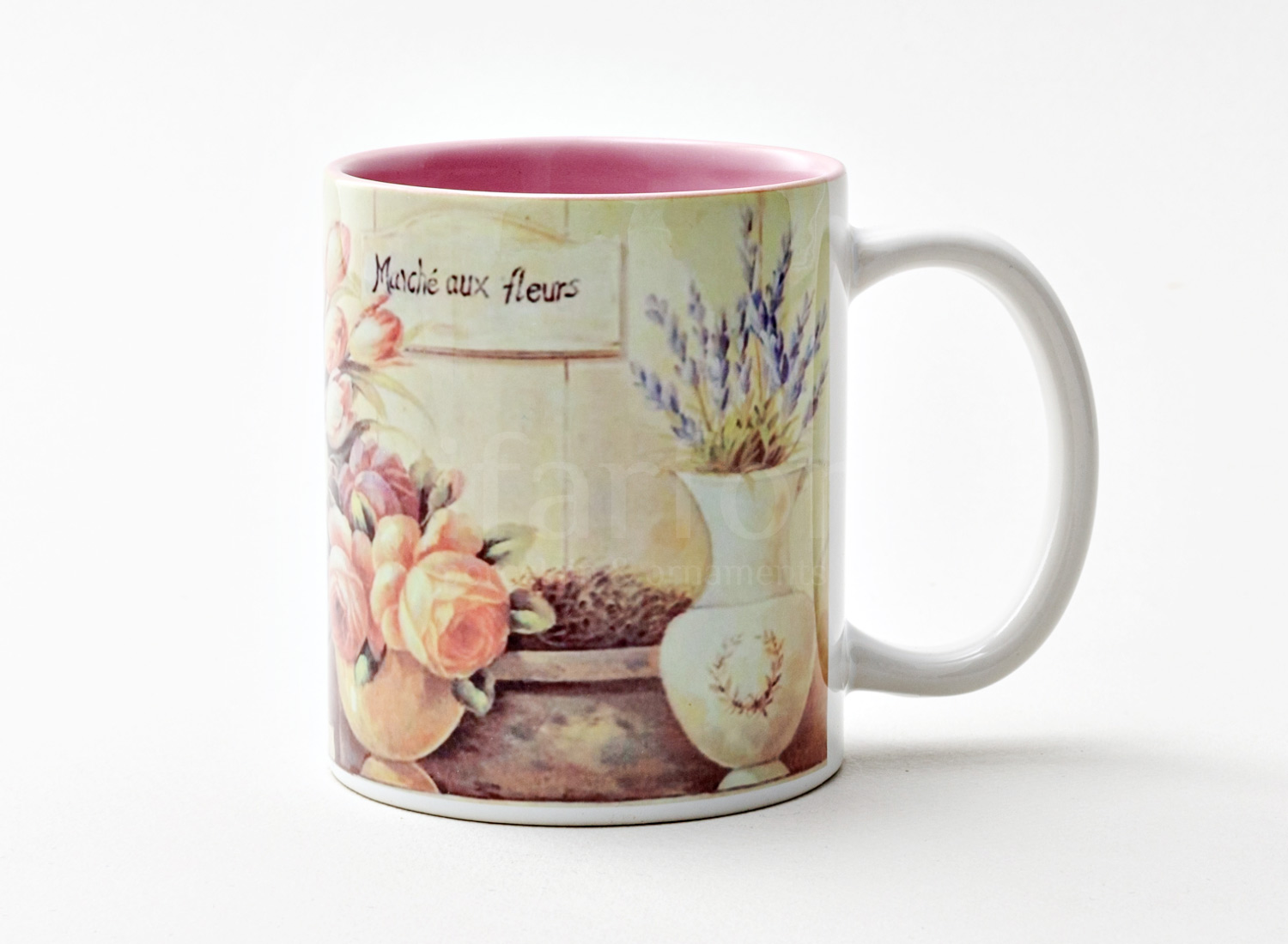 Кружка «Прованс. Marche Aux Fleurs» Форма: Стандартная. Керамика. 300 мл.
