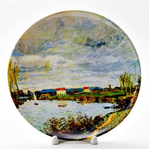 Декоративная тарелка Сислей Альфред The Seine at Argenteuil Sun 200 мм.