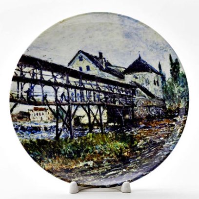 Декоративная тарелка Сислей Альфред «Provenchers mill at Moret» Фарфор. 200 мм.
