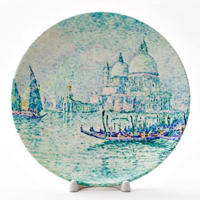 Декоративная тарелка Синьяк Поль «Venice. The Salute» Фарфор. 200 мм.
