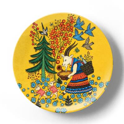 Коза с козлятами